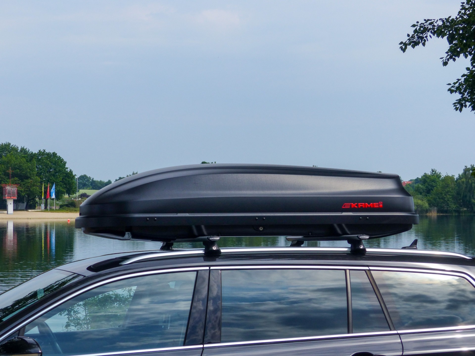 KAMEI Base 400 Dachbox schwarz-matt – Bild 3