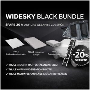 Thule Widesky Black Bundle