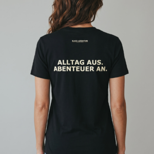Black Adventure Alltag aus Organic T-Shirt Unisex