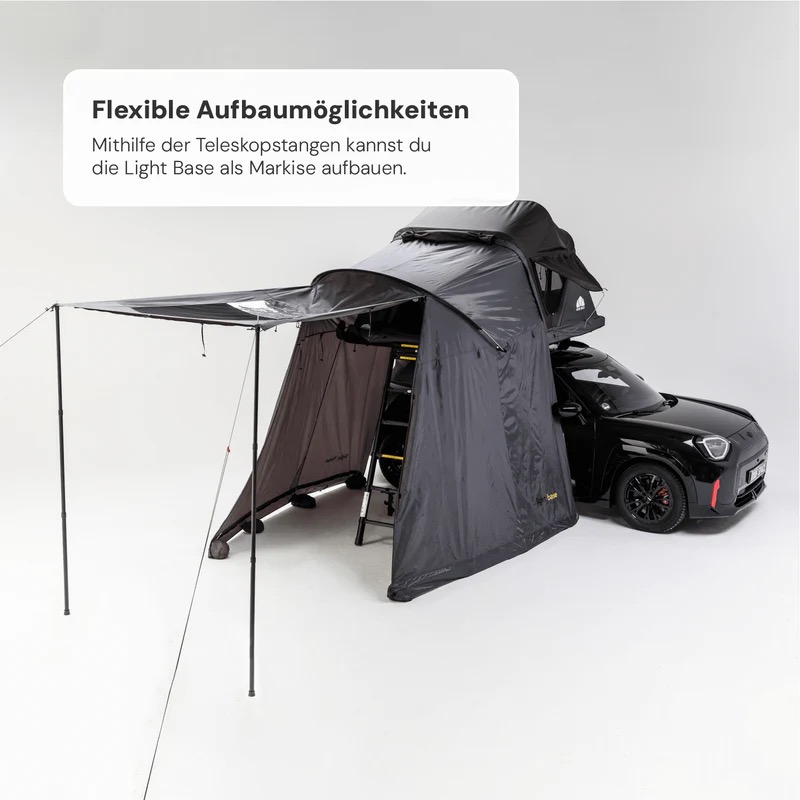 Roof Space 2 Dachzelt inkl. kostenloser Light Base (Vorzelt) | Jubiläums-Bundle für 2–3 Personen – Bild 28