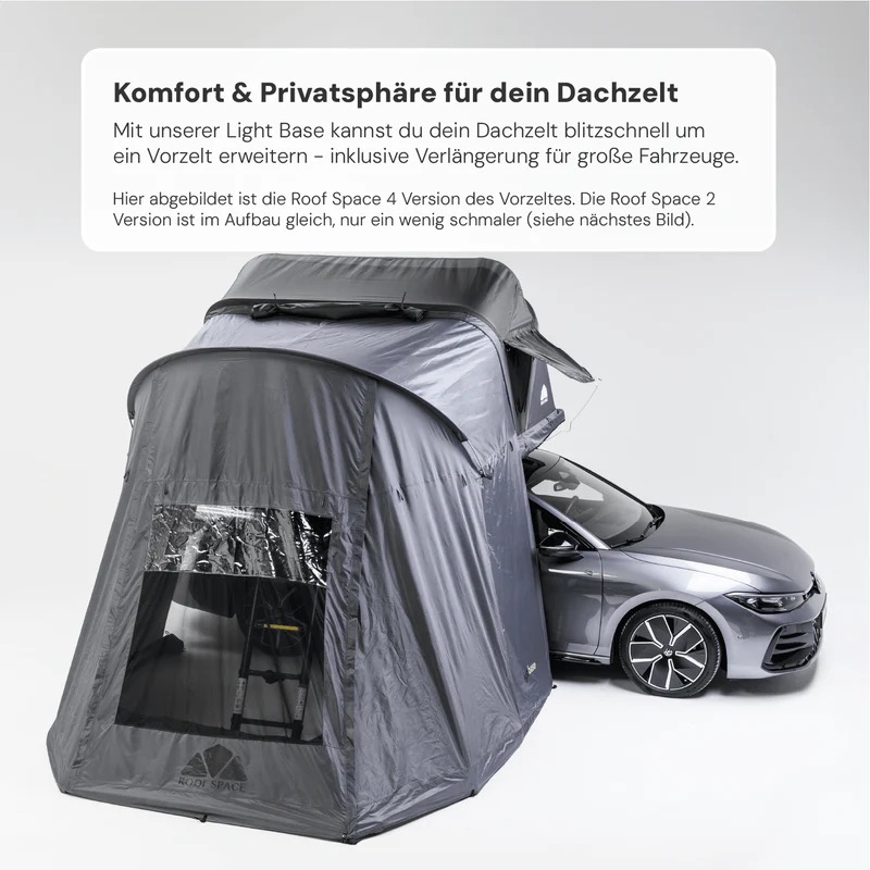 Roof Space 2 Dachzelt inkl. kostenloser Light Base (Vorzelt) | Jubiläums-Bundle für 2–3 Personen – Bild 27
