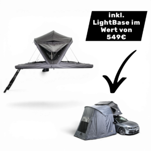 Jubiläums-Bundle Roof Space 4 + Light Base Vorzelt
